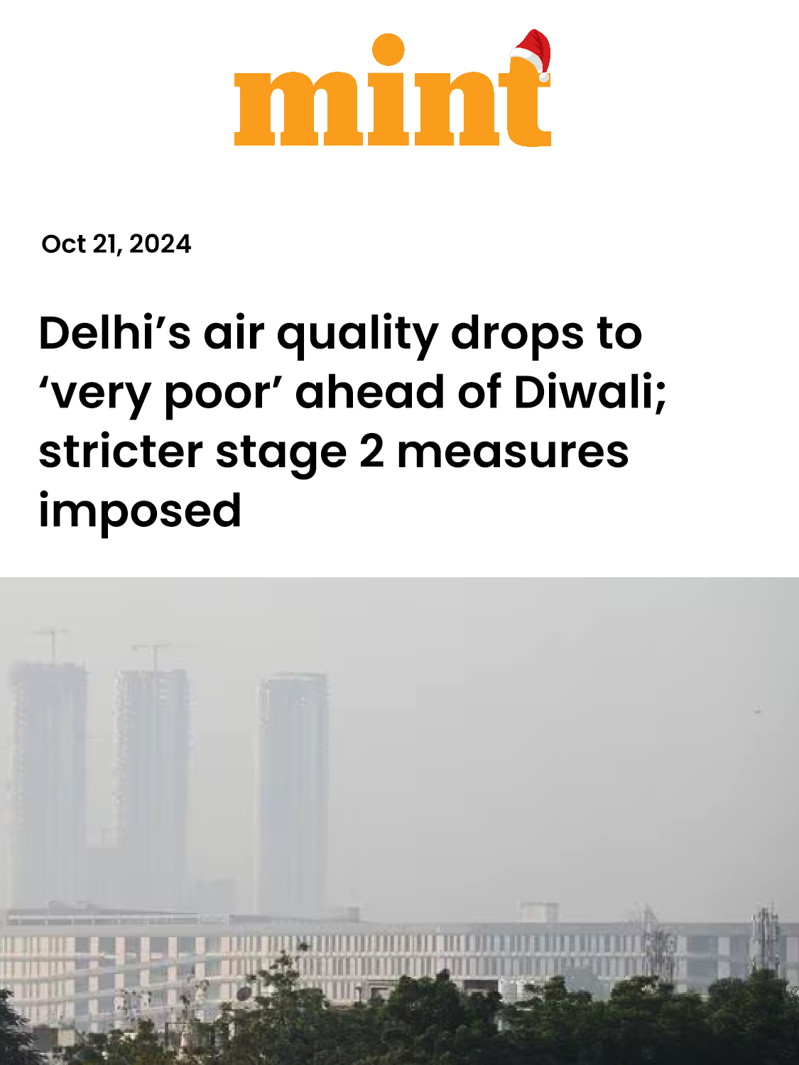 delhi-air-quality-drops-to-very-poor-ahead-of-diwali;-stricter-stage-2-measures-imposed